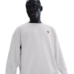 NikeCourt French Terry Crewneck Top Phantom