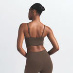 NikeSKIMS Matte Cami Longline Bra Nskm Dark Sepia Nskm Dark Sepia (W)