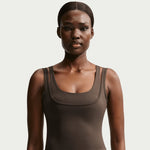 NikeSKIMS Matte Double-Strap Scoop Tank Top Nskm Dark Sepia Nskm Dark Sepia (W)