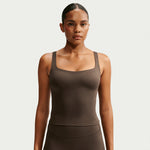 NikeSKIMS Matte Square-Neck Tank Nskm Dark Sepia Nskm Dark Sepia (W)