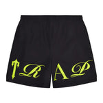 Trapstar Script Shell Shorts Black/Slime