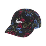 Supreme Floral Flannel 6-Panel Black