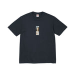 Supreme Prayer Card Box Logo Tee Navy