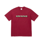 Supreme Skulls Spellout Tee Cardinal