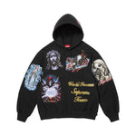 Supreme Stickers Hooded Sweatshirt Black