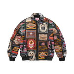 Supreme x Martine Rose Patchwork Labels Leather Jacket Multicolor