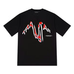 Trapstar Distortion Tee Black/Infrared