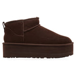 UGG Classic Ultra Mini Platform Boot Burnt Cedar – widok z boku