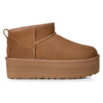 UGG Classic Ultra Mini Platform Chestnut – widok z boku