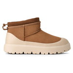 UGG Classic Ultra Mini Weather Hybrid Boot Chestnut Whitecap – widok z boku